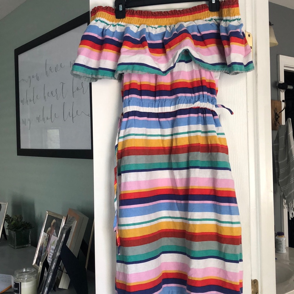 Anthropologie off the shoulder dress